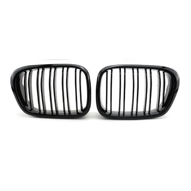 Liwiny For BMW E39 Series 2002-2004 5 series Front bumper grille Black ...